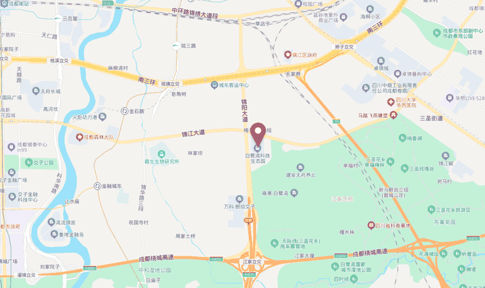 白鹭湾科技生态园位置地图